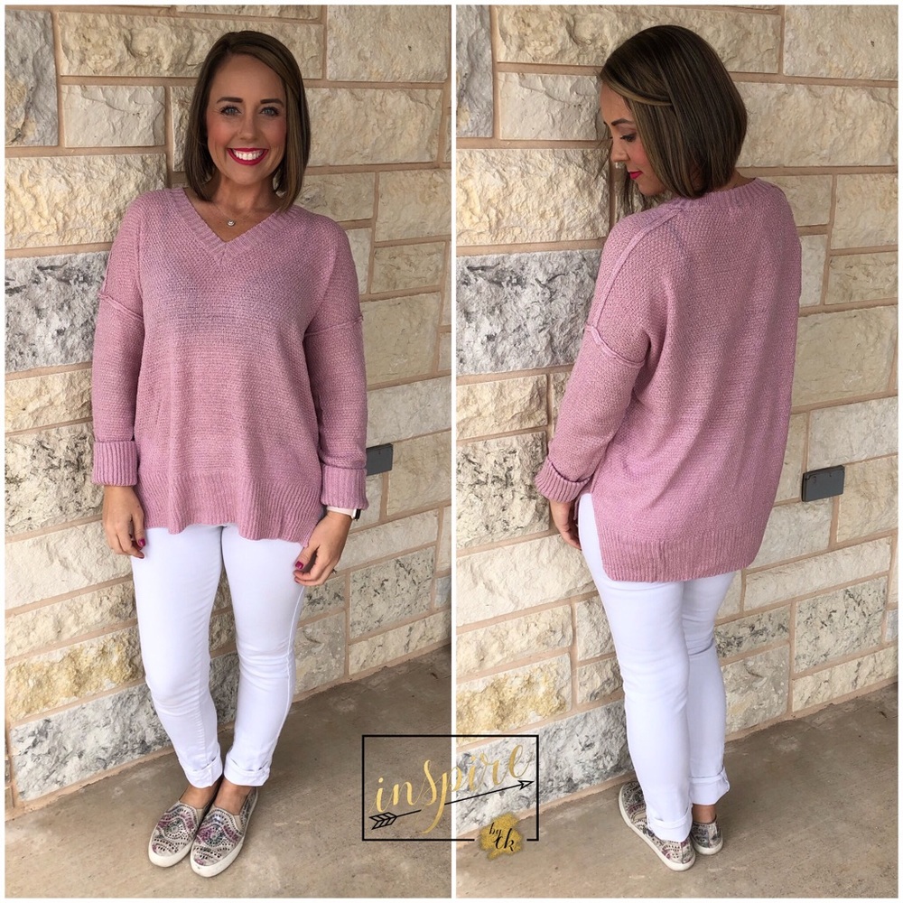 Skyler Pink Sweater